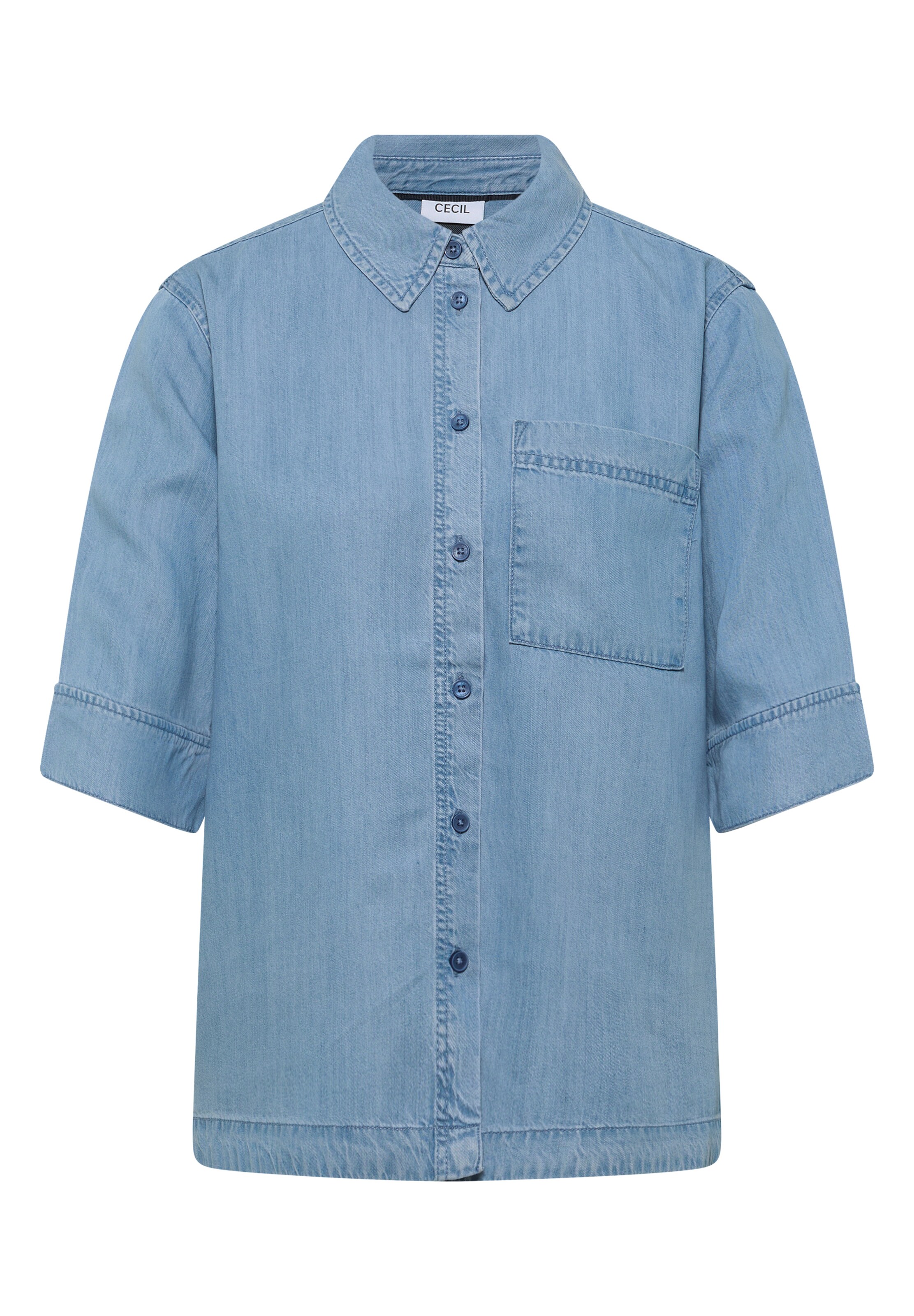 CECIL Bluse in Blau: Vorderseite
