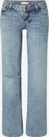 River Island Zvonové kalhoty Džíny 'DOLLA' – modrá: přední strana