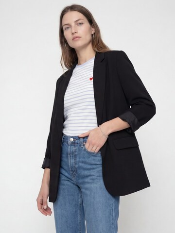 Antargo Shirt 'Women´s Stripes & Heart T-Shirt' in Blue