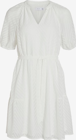 Robe-chemise 'Michelle' VILA en blanc : devant