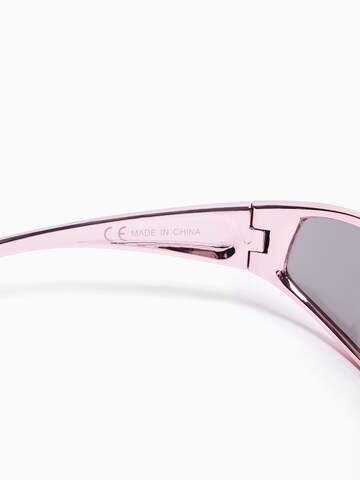 Lunettes de soleil Bershka en rose