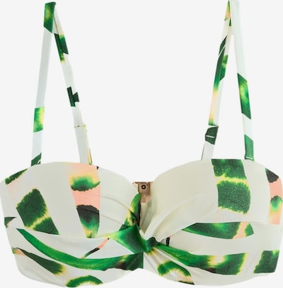 Mint Velvet Bikini top in 70/C in Ivory / Grass green / Peach, Item view