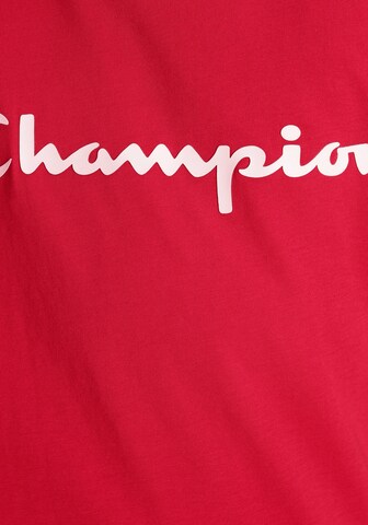 T-Shirt Champion en rouge