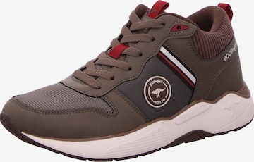 KangaROOS Lace-Up Shoes in Brown: front