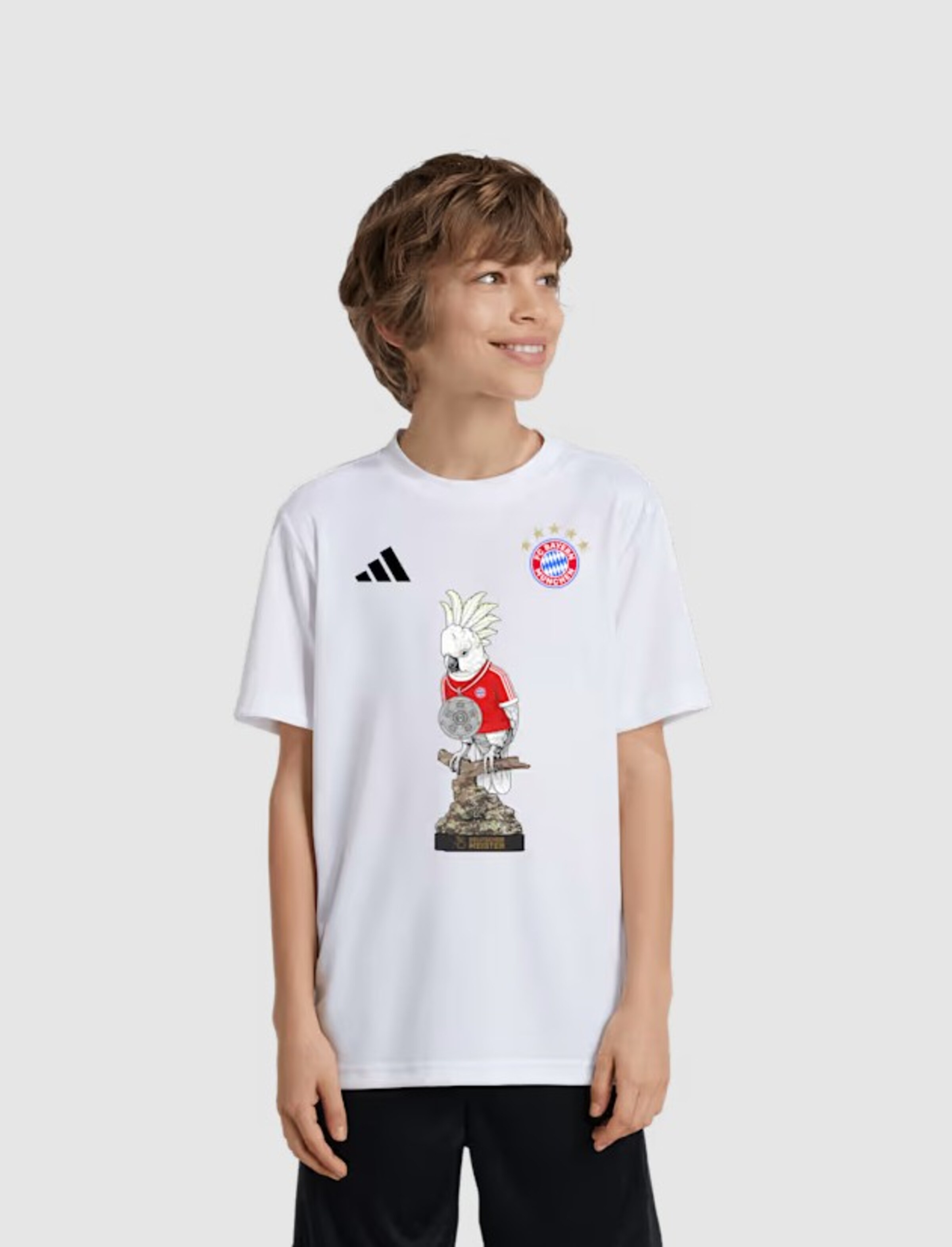 ADIDAS PERFORMANCE Shirt in White: front