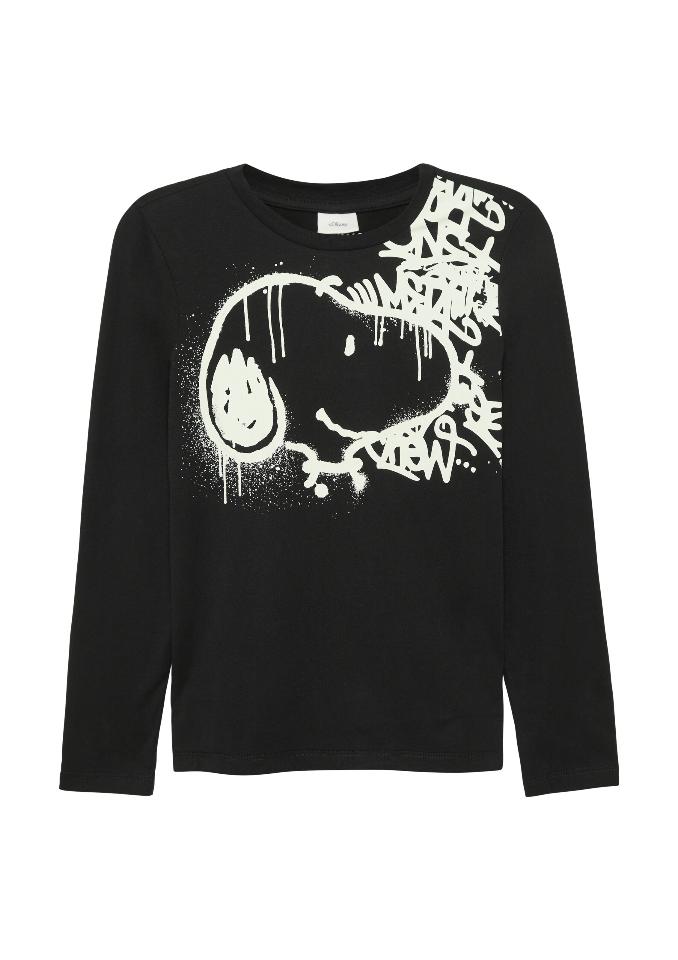 s.Oliver Shirt in Schwarz: Vorderseite