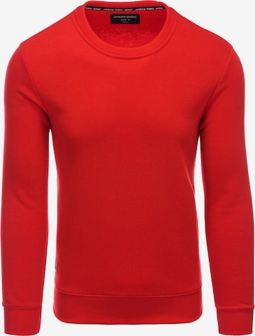 Sweat-shirt 'B978' Ombre en rouge : devant