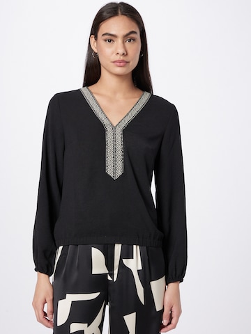 ABOUT YOU Blouse 'Emely' in Zwart: voorkant