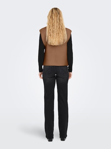 ONLY Gebreide bodywarmer 'Loui' in Beige