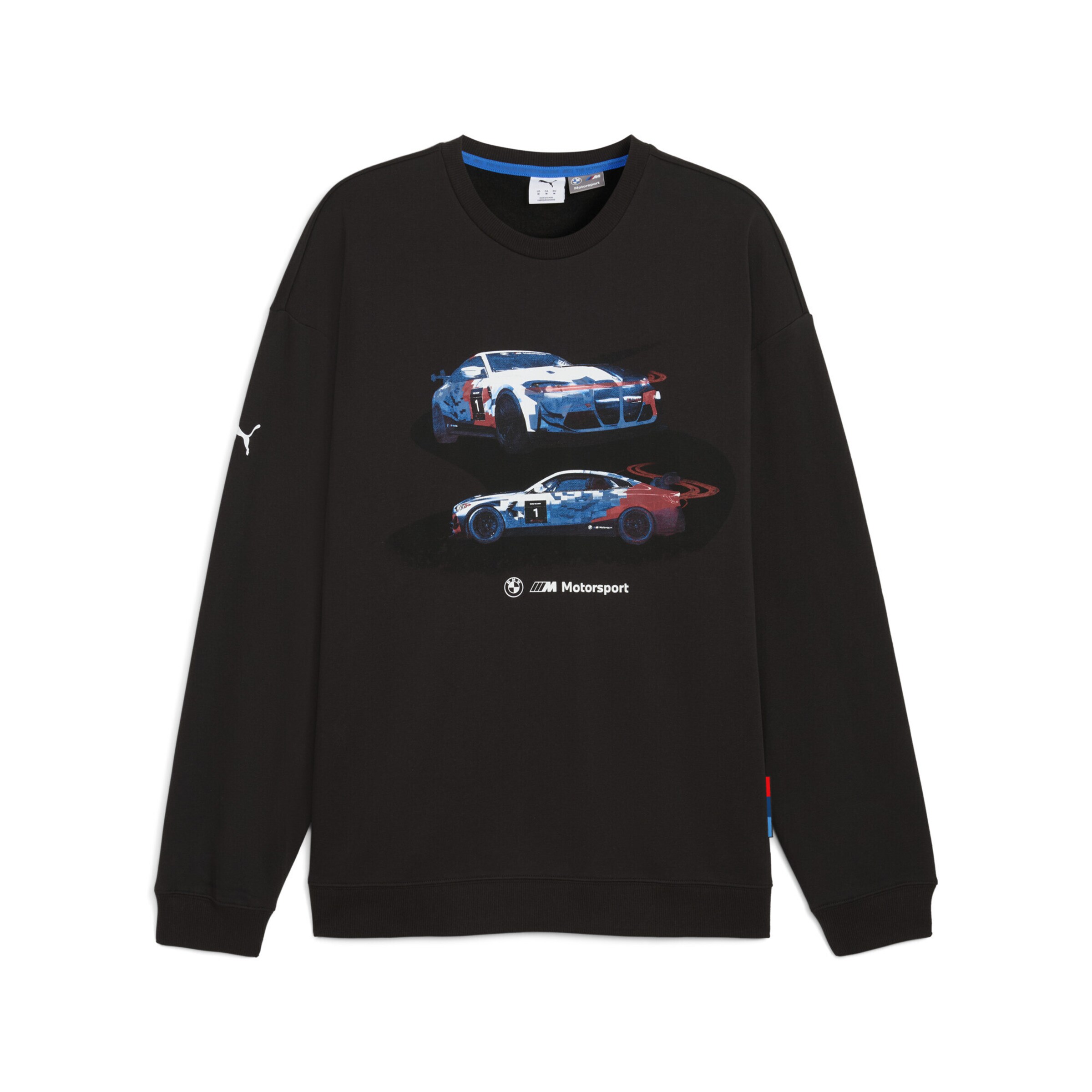 PUMA Sweatshirt 'BMW Motorsport' in Schwarz: Vorderseite
