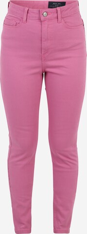 Noisy May Tall Slimfit Jeans 'CALLIE' i rosa: forside