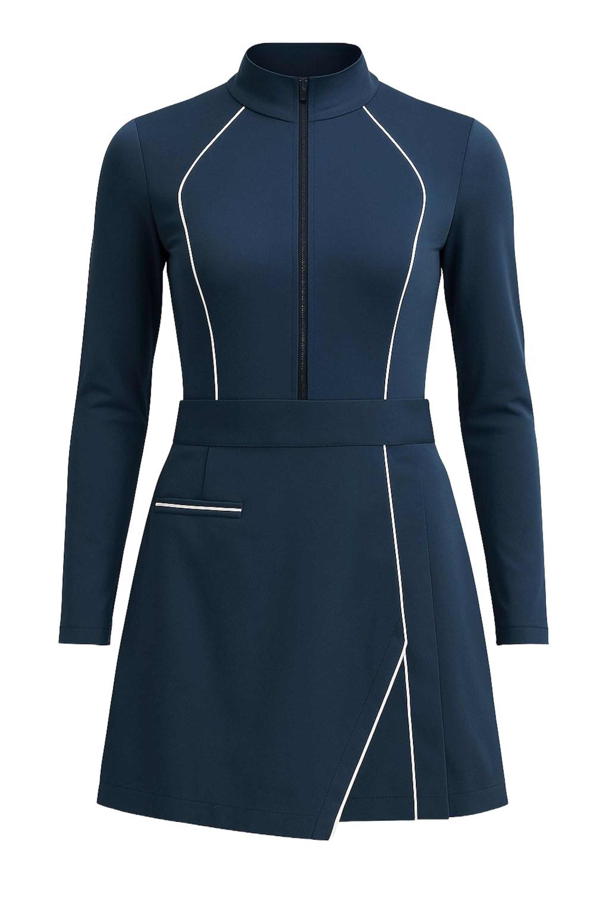 MANUKA Badeanzugkleid in Blau: Vorderseite