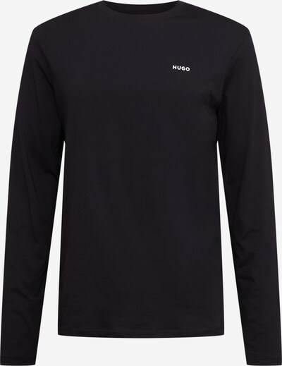 HUGO Μπλουζάκι 'Derol 222' σε μαύρο / λευκ�ό, Άποψη προϊόντος