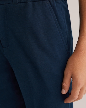 WE Fashion Regularen Hlače | modra barva