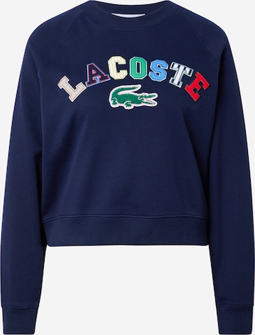 LACOSTE Sweatshirt in Blauw: voorkant