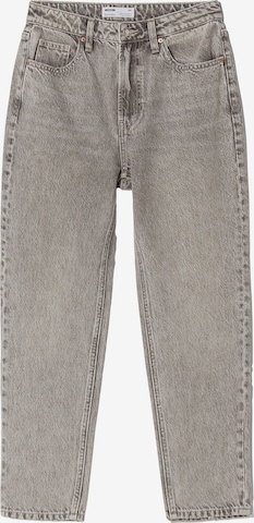 Bershka Regular Jeans in Grau: predná strana