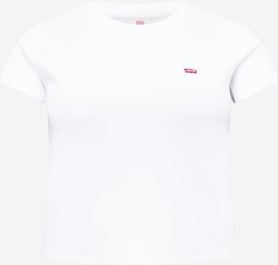 Levi's® Plus T-shirt 'BABY' en rouge / blanc, Vue avec produit