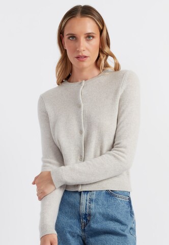 Chinti & Parker Gebreid vest in Grijs: voorkant