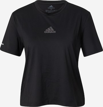 Tricou funcțional de la ADIDAS SPORTSWEAR pe negru: față