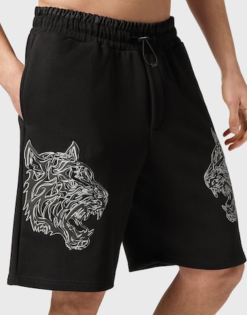 regular Pantaloni 'Tiger' di Plein Sport in nero