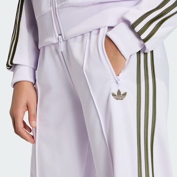 ADIDAS ORIGINALS Wide leg Trousers 'Firebird' in Purple
