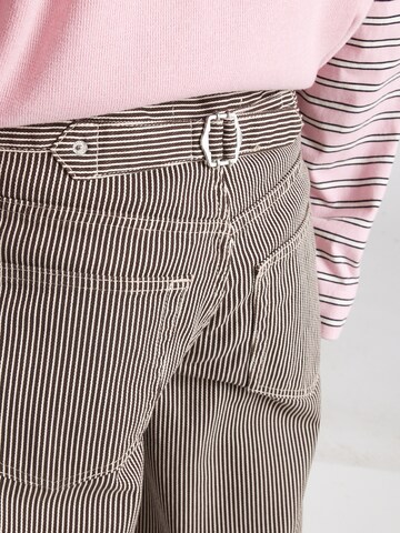 Wide Leg Jean 'CINCH' TOPSHOP en marron