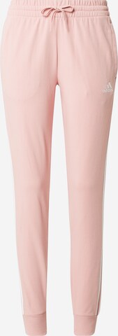 ADIDAS SPORTSWEAR Workout Pants 'Essentials' in Pink: front