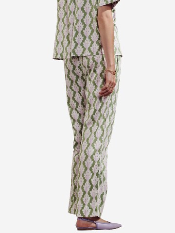 ESSENZA Pajama Pants 'Mare' in Green