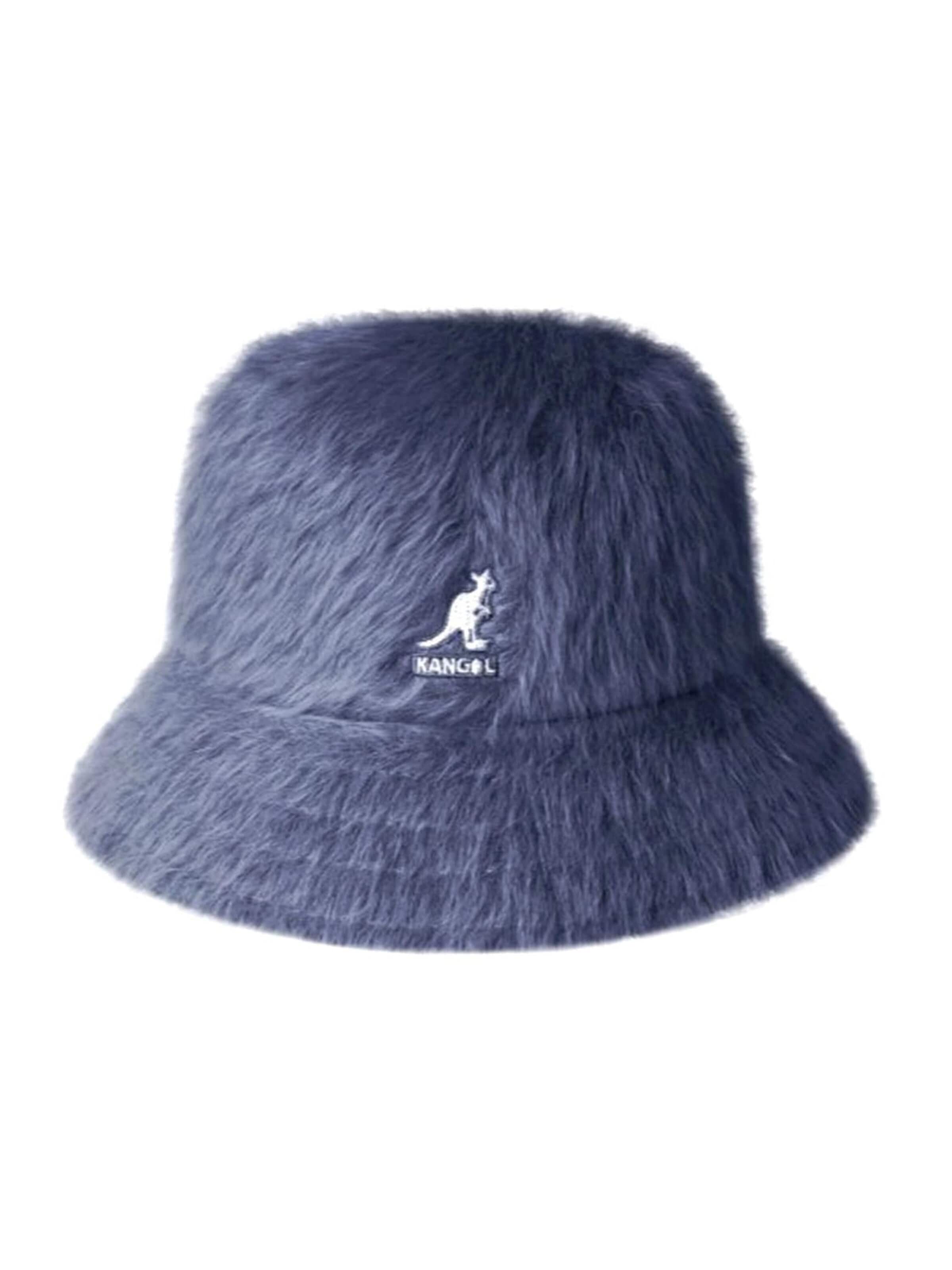 Chapeaux 'Furgora Bucket Hat -- Navy Blue Cap' KANGOL en bleu : devant