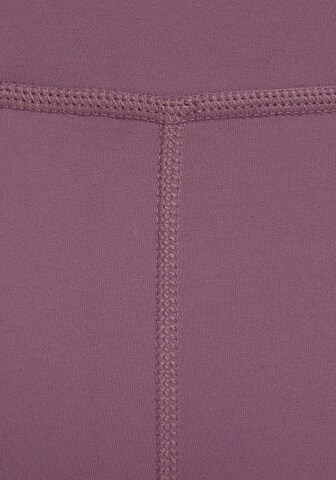 LASCANA ACTIVE Skinny Workout Pants in Purple