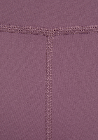 LASCANA ACTIVE Skinny Workout Pants in Purple