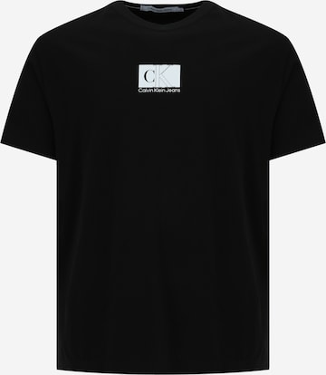 Calvin Klein Jeans Plus Shirt in Black: front