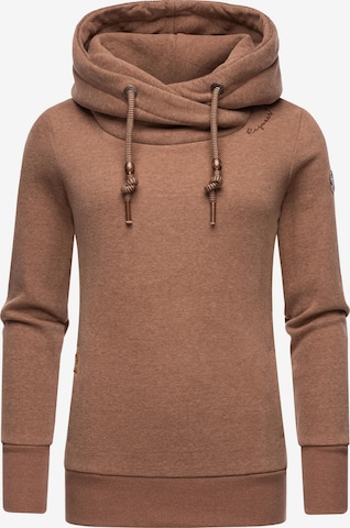 Ragwear Sweatshirt 'Gripy Bold' in Brown: front