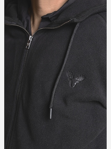Giacca di felpa ' Solvi ' di Fat Moose in nero