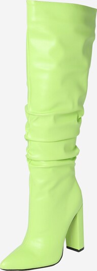 Misspap Bottes en vert fluo, Vue avec produit