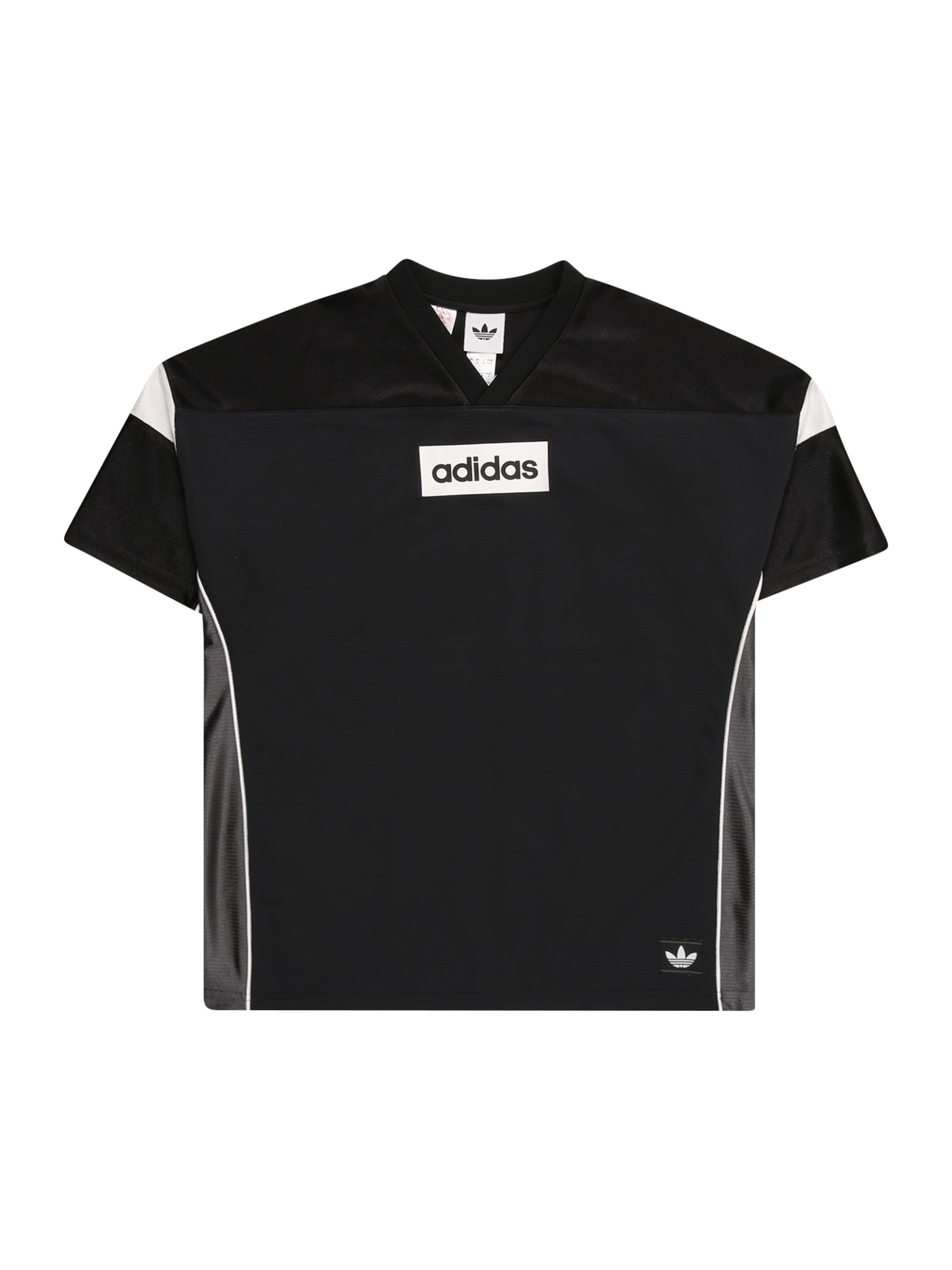 ADIDAS ORIGINALS Shirt in Black: front