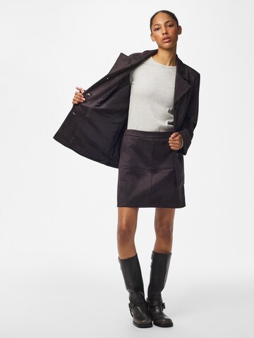 PIECES Skirt 'PCRAKEL' in Brown