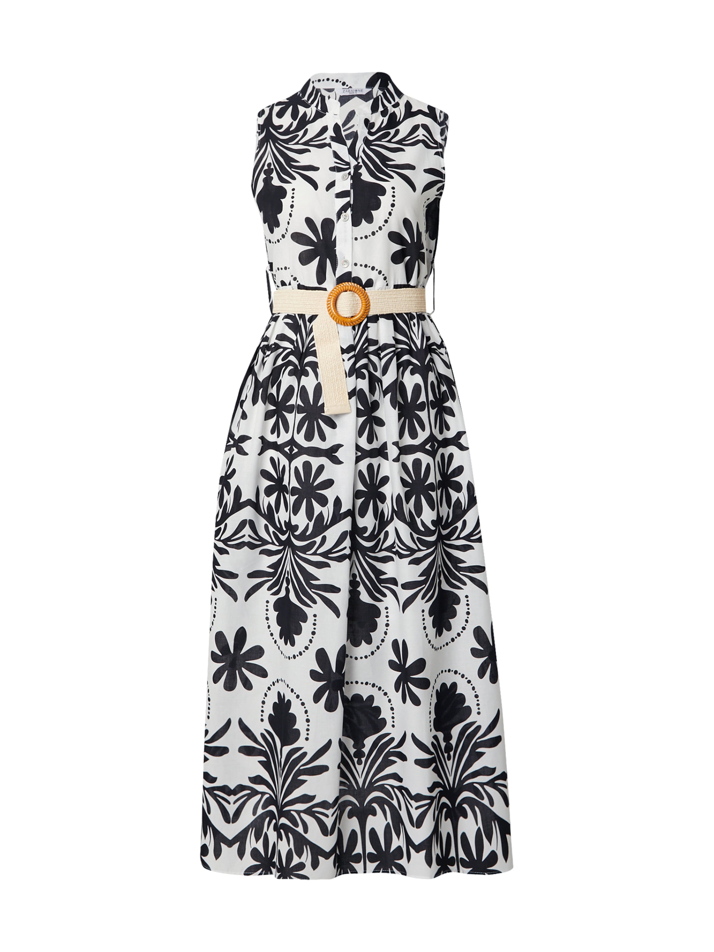 ZABAIONE Top 'Ma44ya' in Blau: Vorderseite