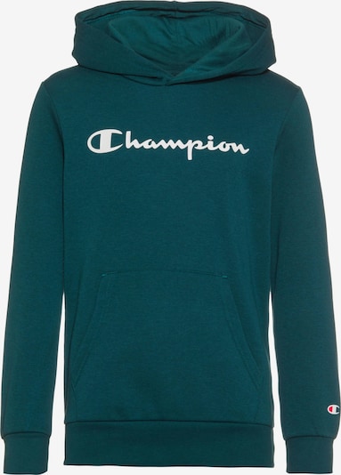 Champion Authentic Athletic Apparel Sweatshirt in smaragd / hellrot / weiß, Produktansicht