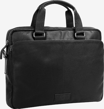 BODENSCHATZ Briefcase in Black: front