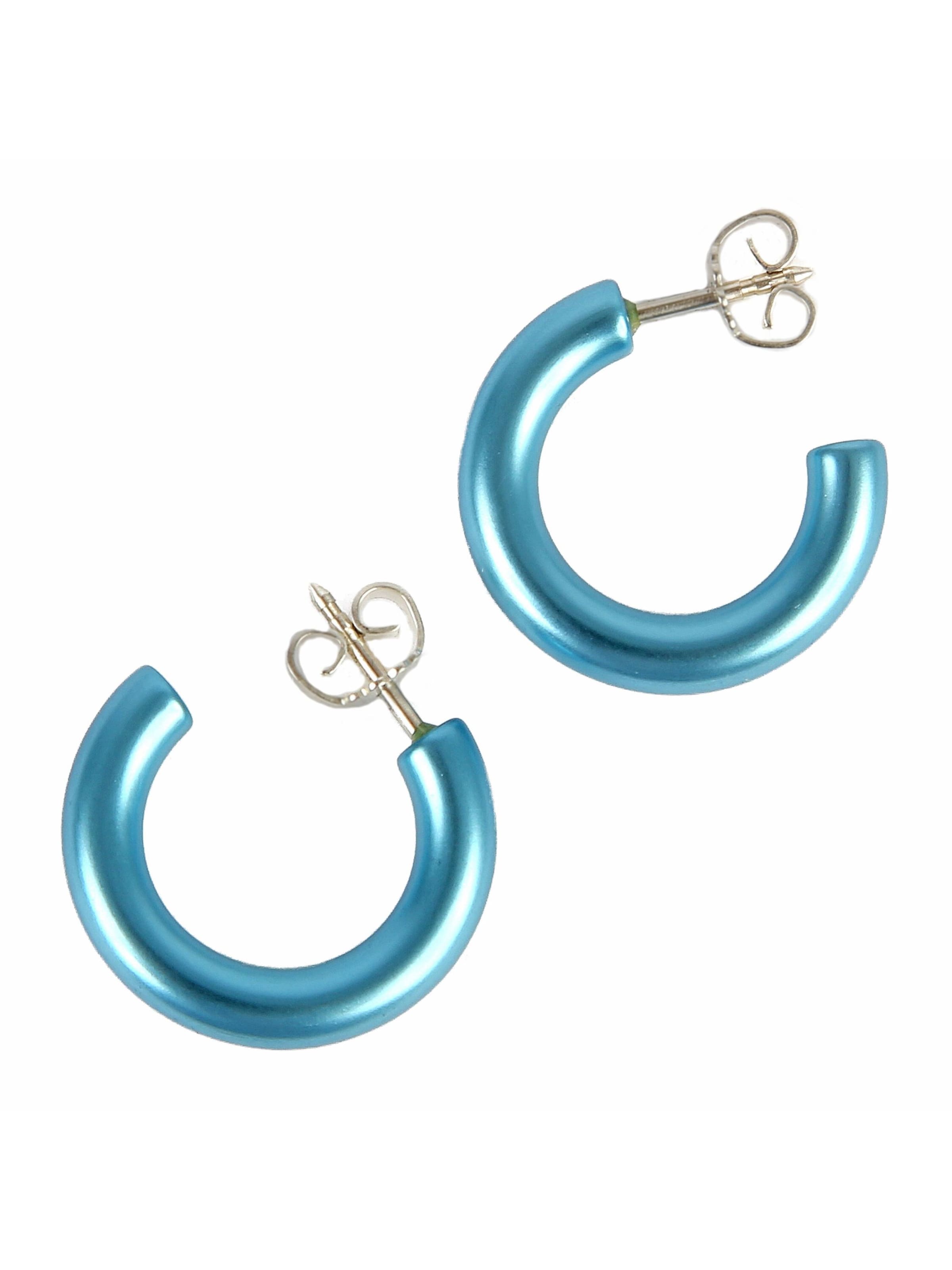 DeMarie Earrings in Blue: front