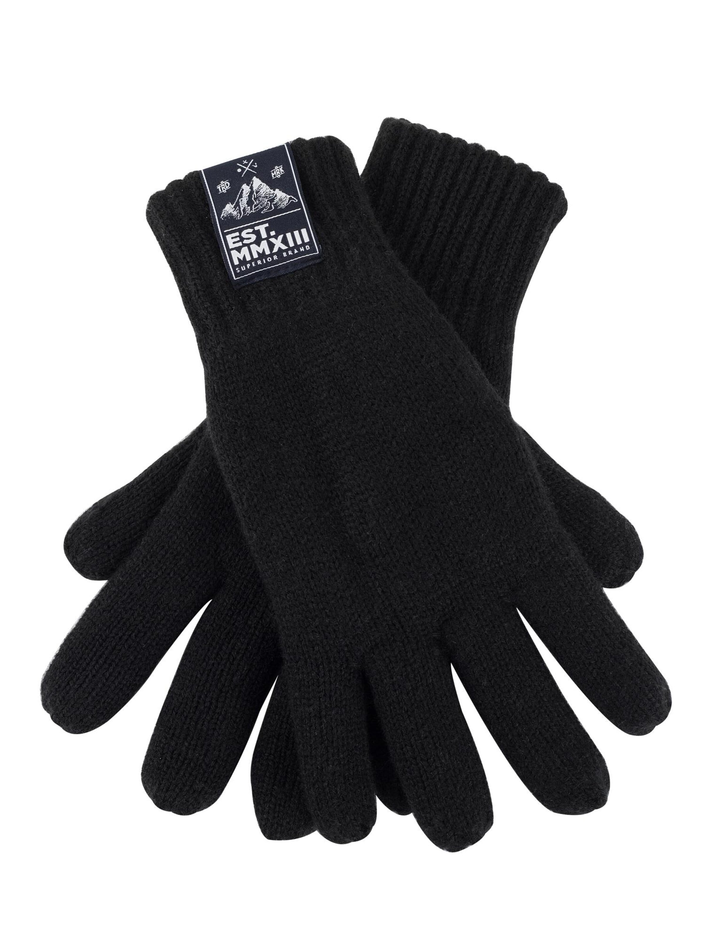 Manufaktur13 Full Finger Gloves 'Rough' in Black