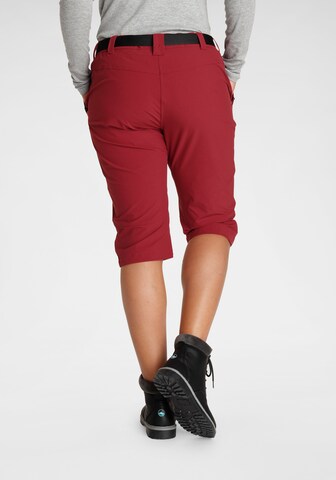 Maier Sports Regular Workout Pants in Red