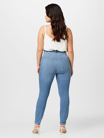 ONLY Carmakoma Skinny Jeans 'Kila' i blå