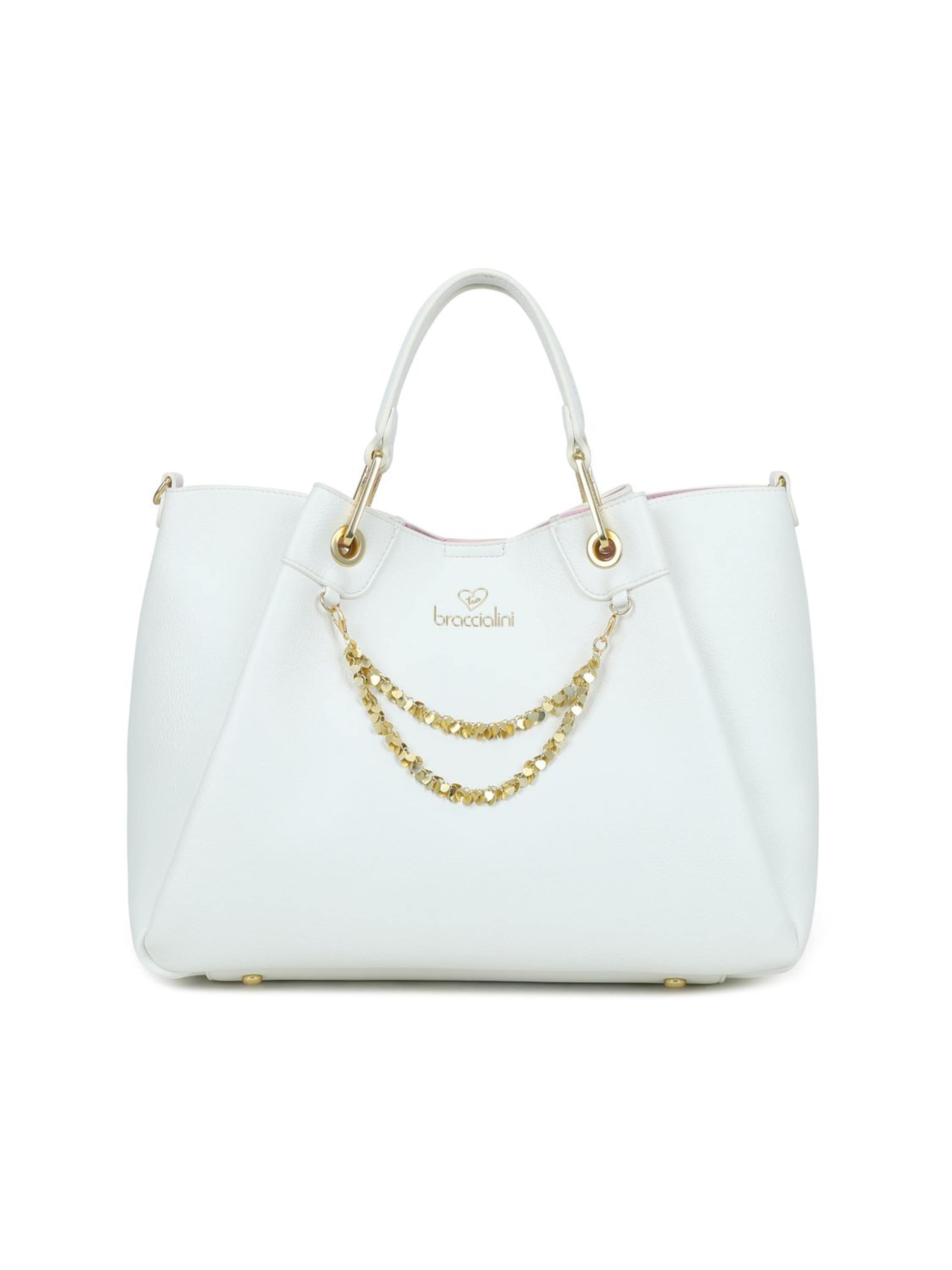 Braccialini Handtasche 'Amy'‌‌‌ in Weiß: Vorderseite