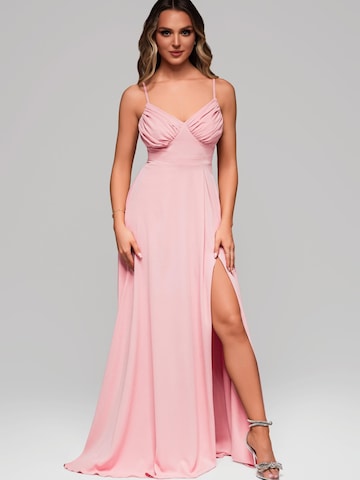 Ombre Evening dress in Pink