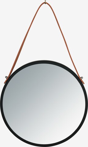 Wenko Cosmetic Mirror 'Borrone' in Black: front