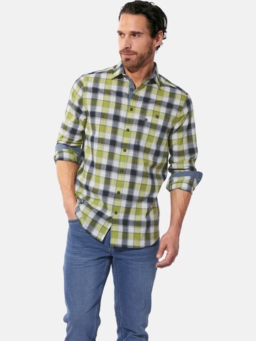 BABISTA Regular fit Button Up Shirt 'Narin' in Green: front
