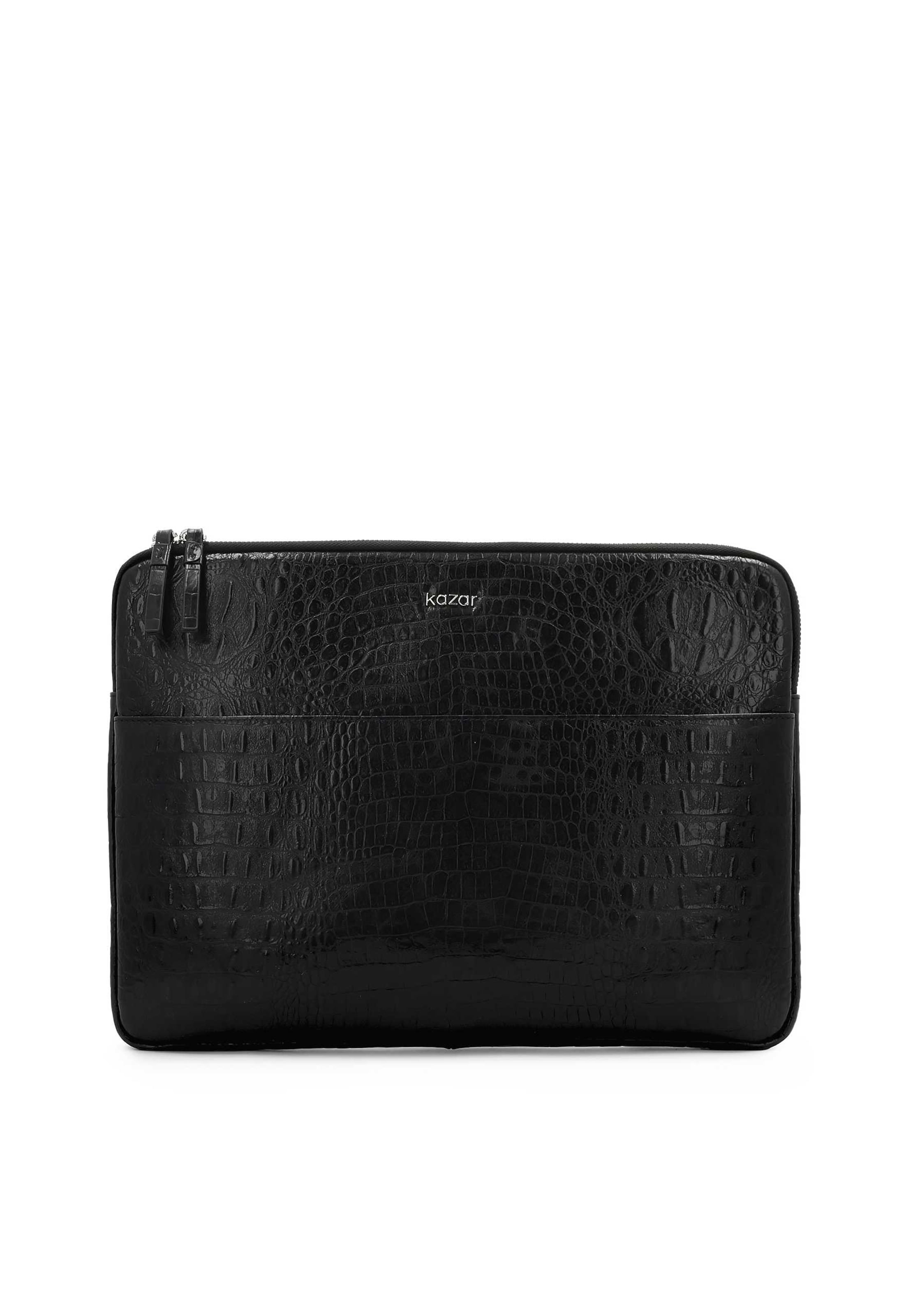 juoda Kazar Nešiojamo kompiuterio krepšys: priekis