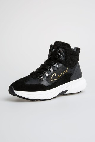 Soccx High-Top Sneakers in Black